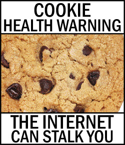 Cookie health warning - EU cookie law